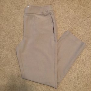 Khaki ankle dress pants